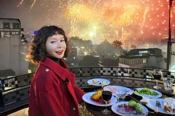 Quán cafe xem pháo hoa Countdown tại Hà Nội không lo chen lấn