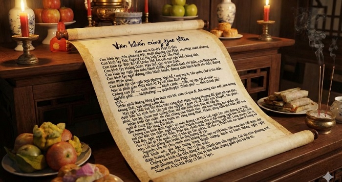 Văn khấn giao thừa vô cùng quan trọng trong văn hóa Tết Việt Văn khấn giao thừa vô cùng quan trọng trong văn hóa Tết Việt